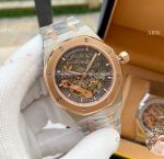 Replica Audemars Piguet Skeleton Royal Oak Watches Two Tone Rose Gold